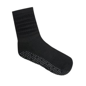 Scrunch Black | Warm Yoga Socks | MoveActive